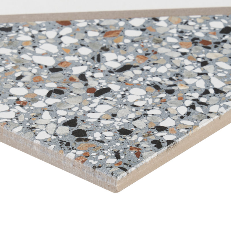 Grain Deco 7.87 in. x 7.87 in. Matte Porcelain Floor and Wall Tile (12.48 Sq. Ft. / Case), Gray