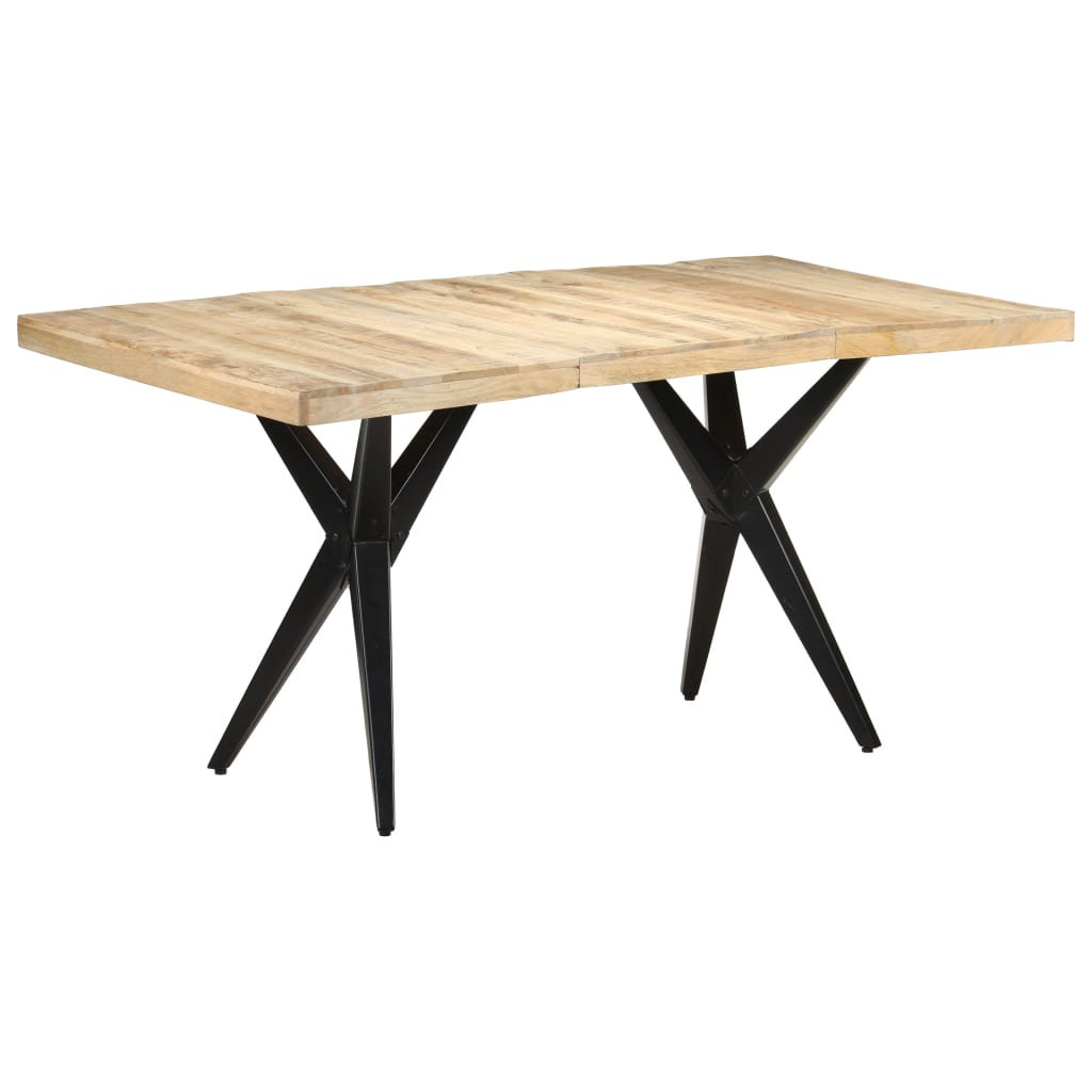 George Oliver Dining Table Rough Mango Wood & Reviews | Wayfair