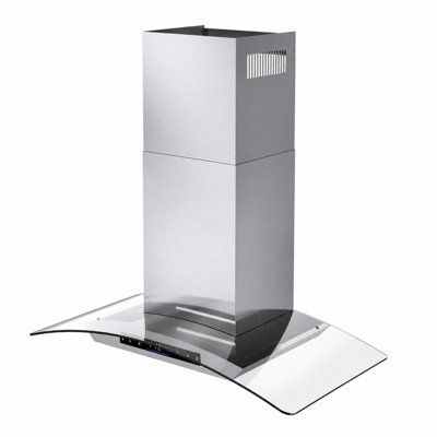 30 in. 900 CFM Wall Mount Range Hood, Stainless Steel Vent Hood with Gesture/Touch/Remote Control, With Led Lights