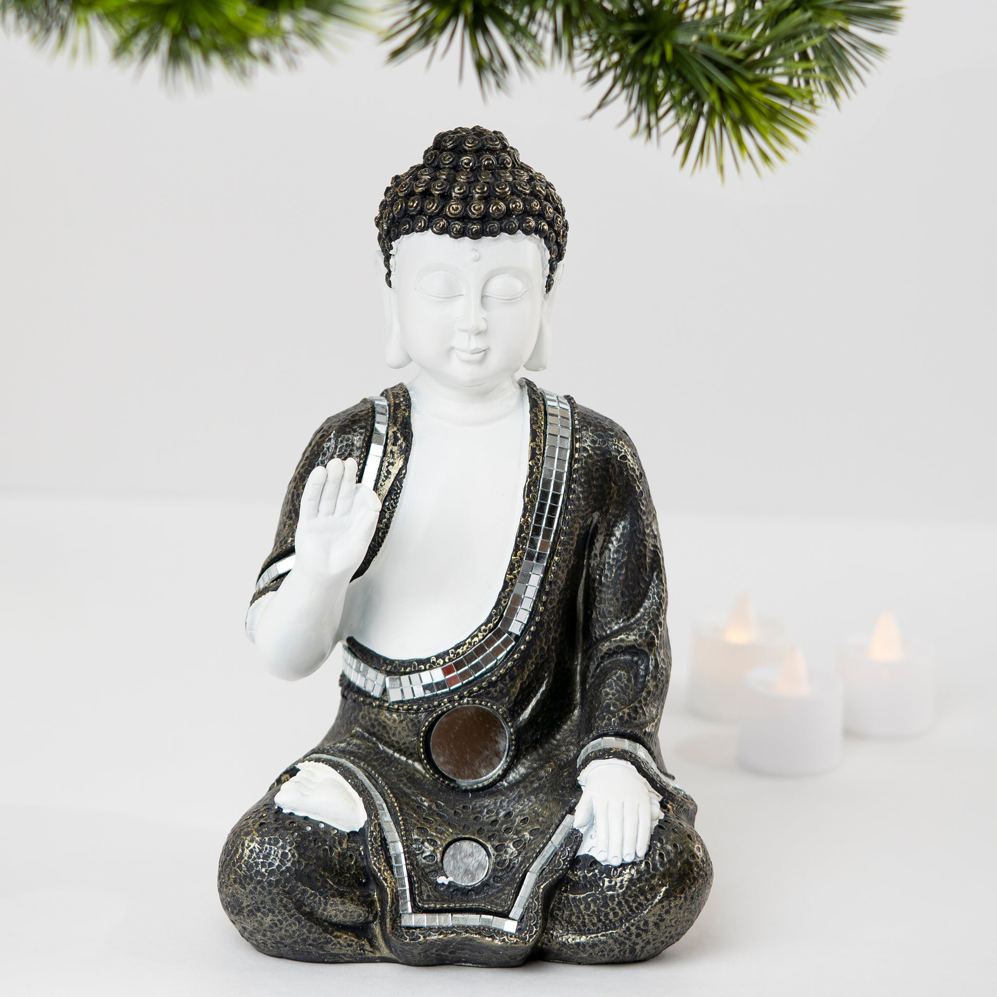HI-LINE GIFT LTD. Meditating Buddha Statue 77127-M - The Home Depot