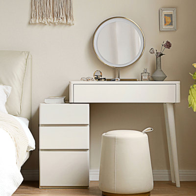 Commode, bureau compact avec tiroir de rangement