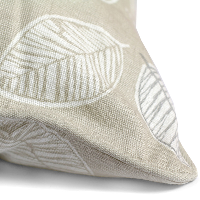 Delft Floral Square Cushion Cover, Beige