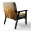 Golden Radiance II - Fauteuil rembourré moderne