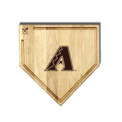 Full Size (17" x 17") Home Plate Cutting Board With Trough