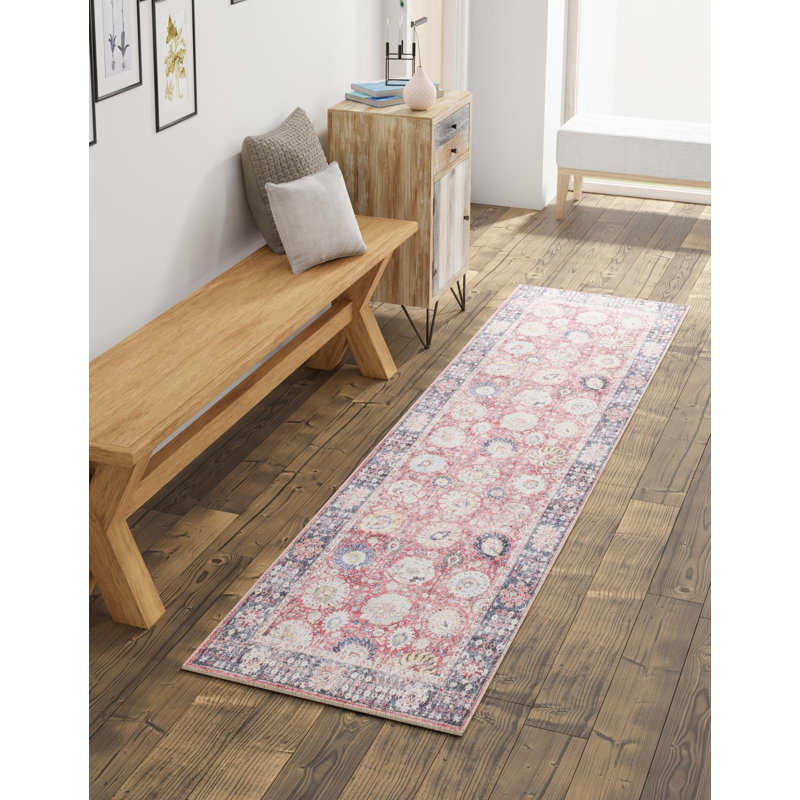 Bungalow Rose Miriam Timeless Rug, Tapis de couloir 2 pi x 5 pi 1 po