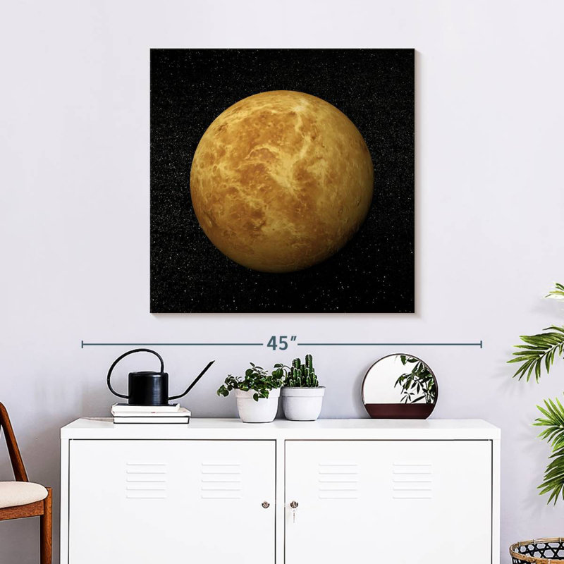Oberle Planet Venus Surface, 30" H x 30" W