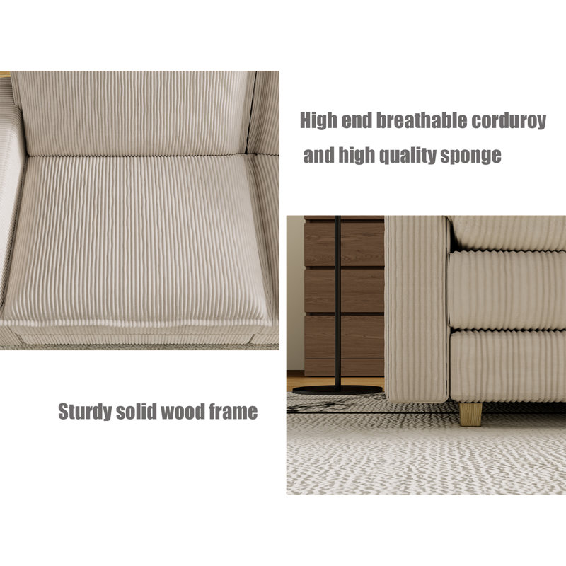 3 Seat Modular Sofa, Beige