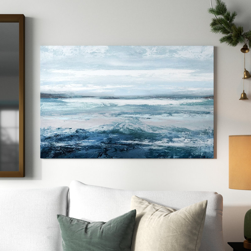«Aqua In Motion» par Jake Messina - galerie - estampe numérique sur toile tendue, H 8 po x l 12 po x P 0,75 po, Toile tendue