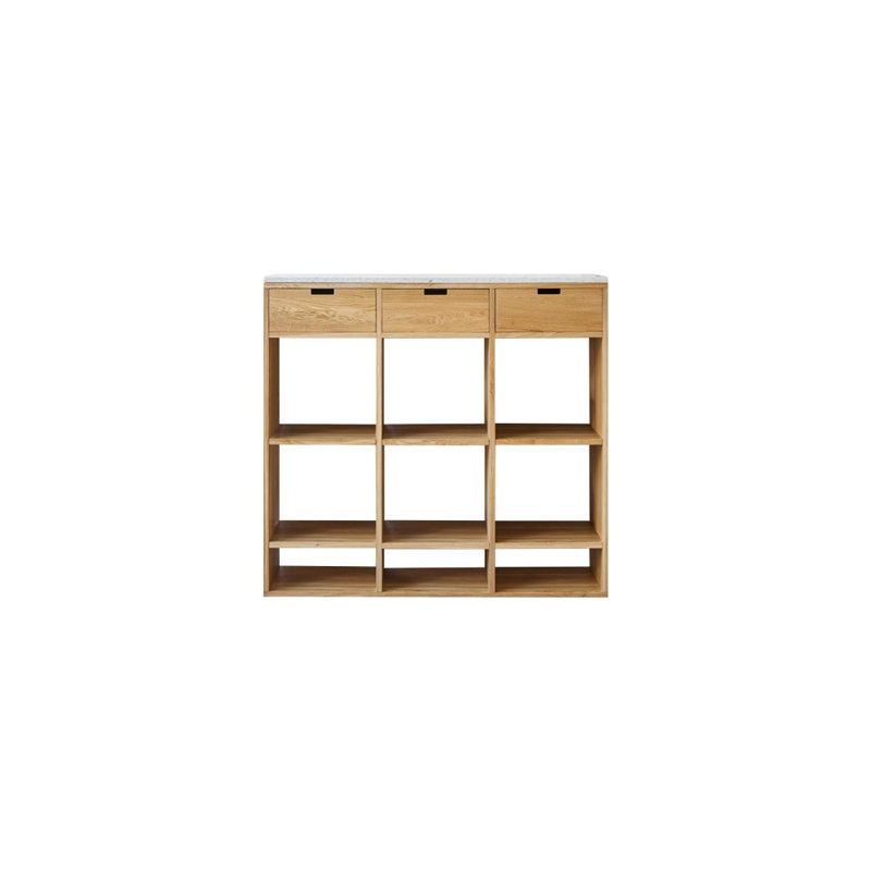 Miho Solid Wood Bookcase