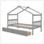 Lit en bois avec tiroirs-764627987