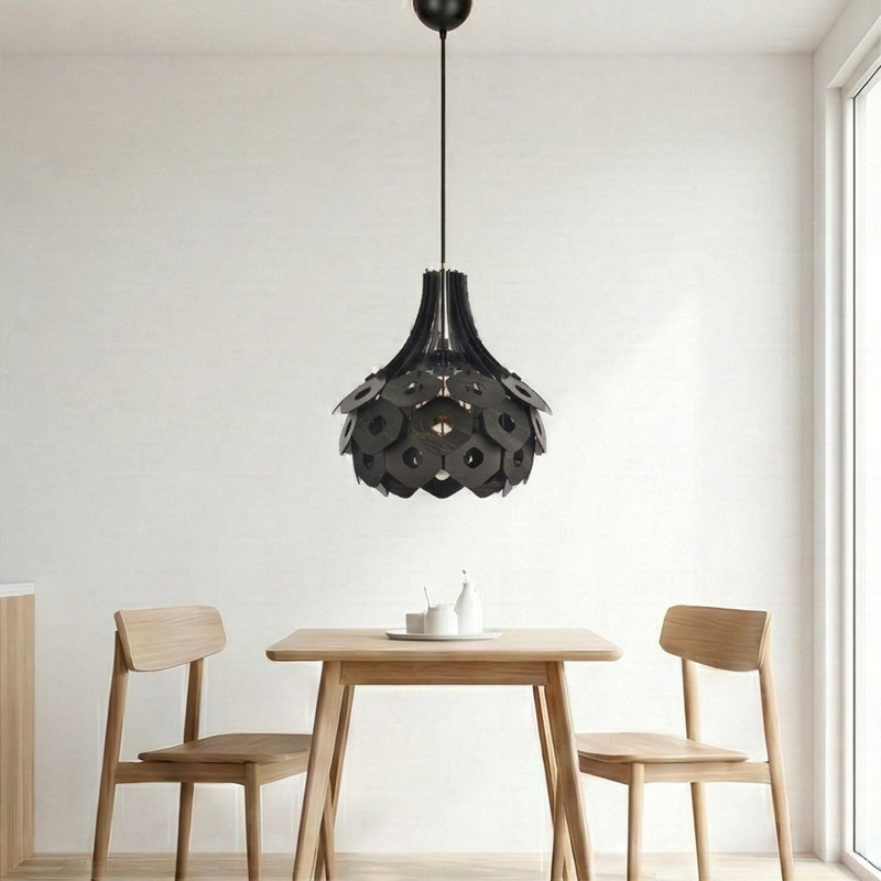 Luminaire suspendu ajustable 1 lumière Heigt