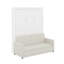 Lit escamotable double pleine grandeur avec coussin-341026599-341026596