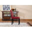Chaise parsons Critchfield en bois massif et similicuir (ensemble de 2)-123830444