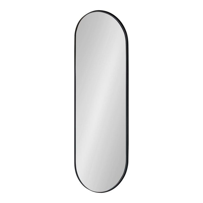 Miroir pleine grandeur Fabron, 48 po x 16 po, Noir