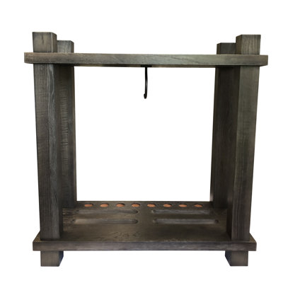 Hardwood 8-cue Billiard Floor Rack