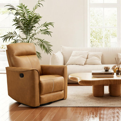 Kayelyn 31.5" Wide Modern Ultra Comfortable Swivel and Rocker Manual Recliner Chair (Set of 2)