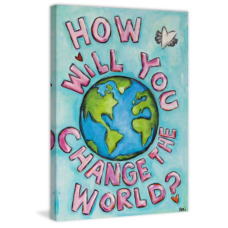 « how will you » par tori campisi, reproduction d’art sur toile tendue, H 36 po x l 24 po