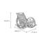 Chaise berçante élégante en rotin-102099676
