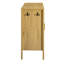 Armoire de rangement de 57,5 pouces avec tablettes réglables, supports à l'arrière et crochets latéraux-413578249