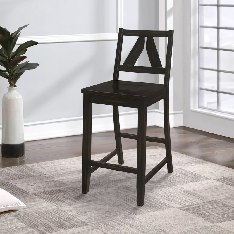 Harkrishan Solid Wood Counter Stool