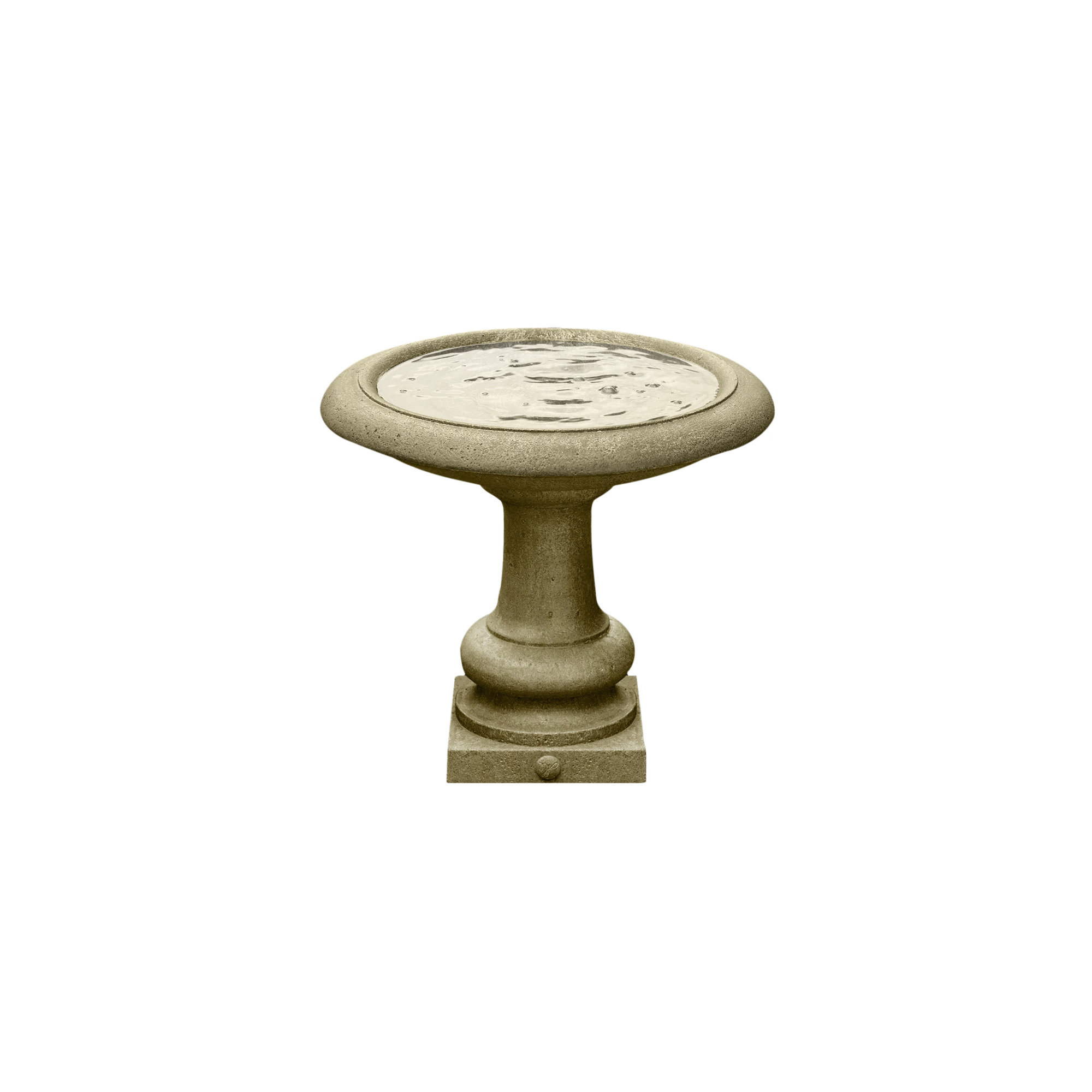 Connerton Birdbath, English Moss