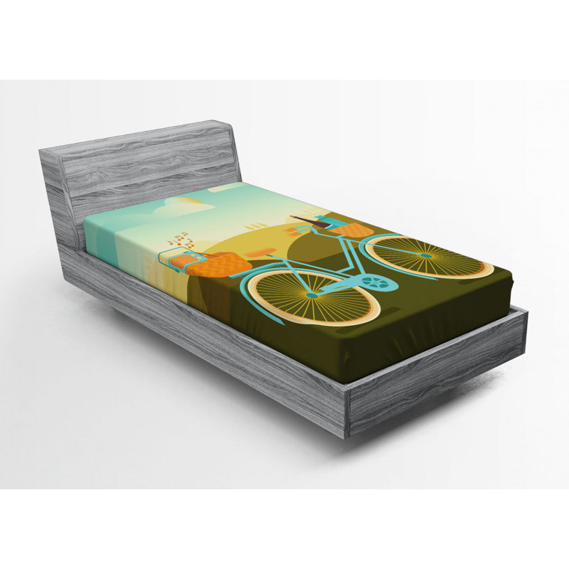 Microfiber Fitted Sheet, Twin Fitted Sheet