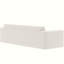Canapé modulaire moderne de 109 po, canapé en forme de L en tissu Teddy, canapé d'angle 3 places, canapé rembourré moderne avec méridienne et coussins pour le salon, aucun assemblage requis