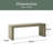 Acacia Wood Dining Bench-295737536