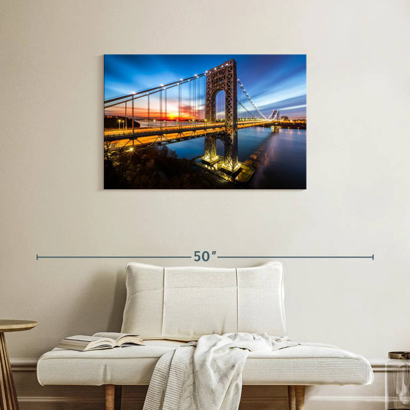 Lilie The George Washington Bridge, 24" H x 36" W