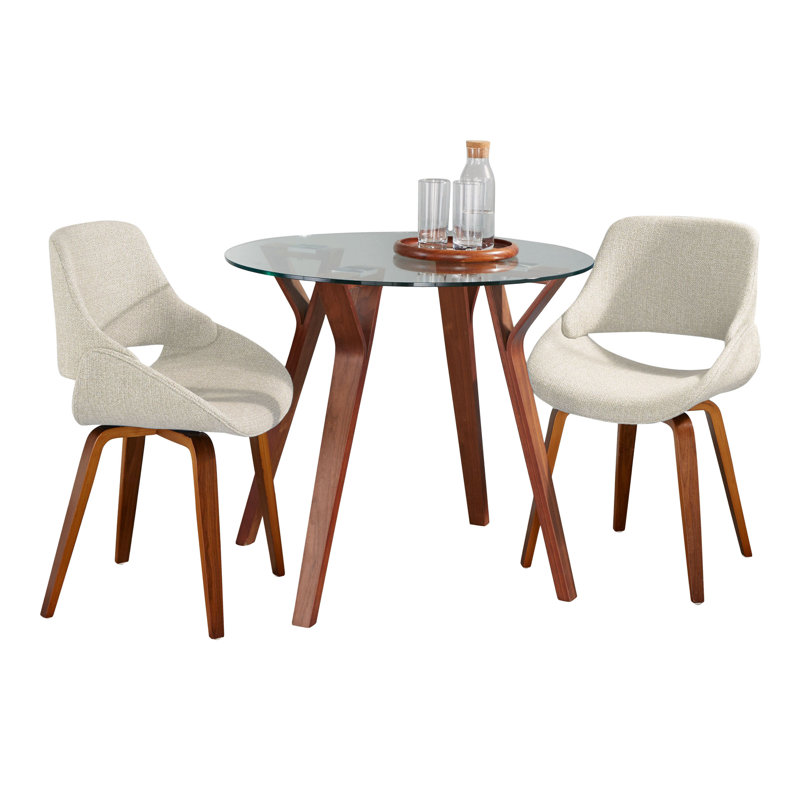 Ensemble de salle à manger moderne Mid-Century Folia