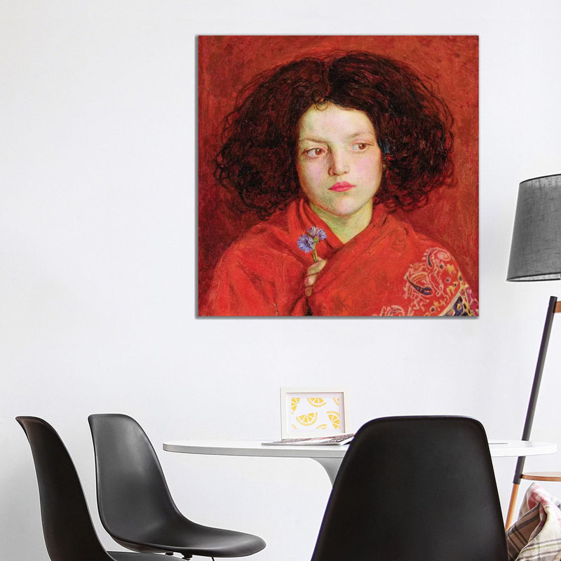The Irish Girl, 1860 by Ford Madox Brown - Painting on Canvas, 93.98cm H x 93.98cm W x 3.81cm D, Wrapped Canvas