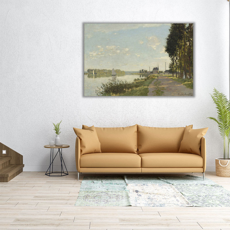 Argenteuil, 1872 - reproduction d'art sur toile, H 16 po x l 24 po