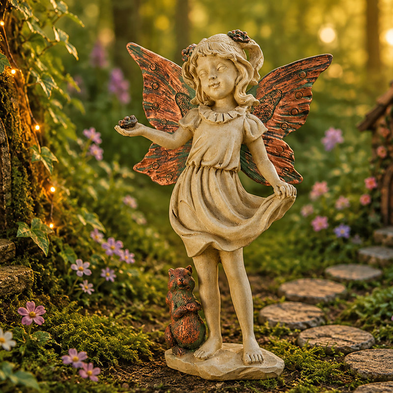 Arundel Fairies Weather Resistant Resin Garden Statue