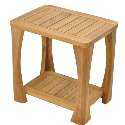 Whatley 18'' W Teak Shower Bench