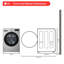 Machine à laver à chargement frontal LG-129259280