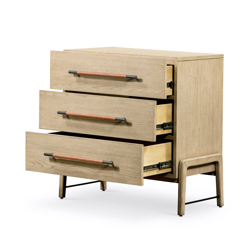 Rosedale 3 Drawer Dresser-Yucca Oak Veneer, Yucca Oak Veneer