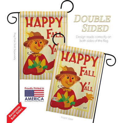 Double Sided 18.5'' H x 13'' W Polyester Flag Set