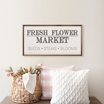 Marché aux fleurs fraîches - blanc