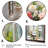 Delicate vintage flower french windows view III - Floral Window Wall Decor-543452011-543452004