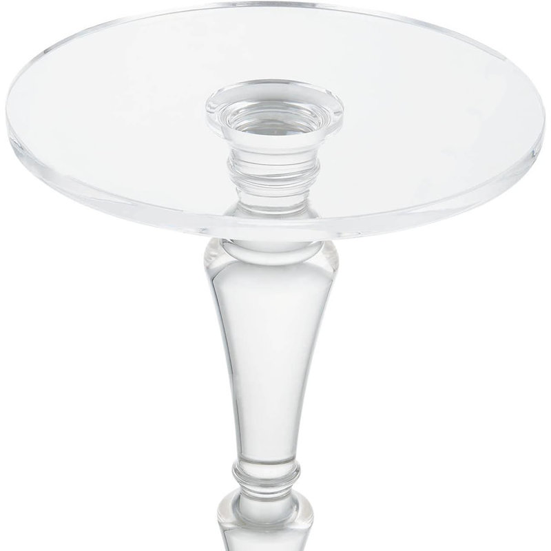 Modern Clear Acrylic Side Table, Lightweight End Table For Living Room, Bedroom, Or Lobby, Durable And Stylish Design