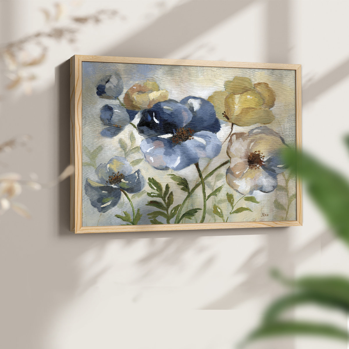 Winston Porter Winter Blooms -Framed Print - Restickable | Wayfair