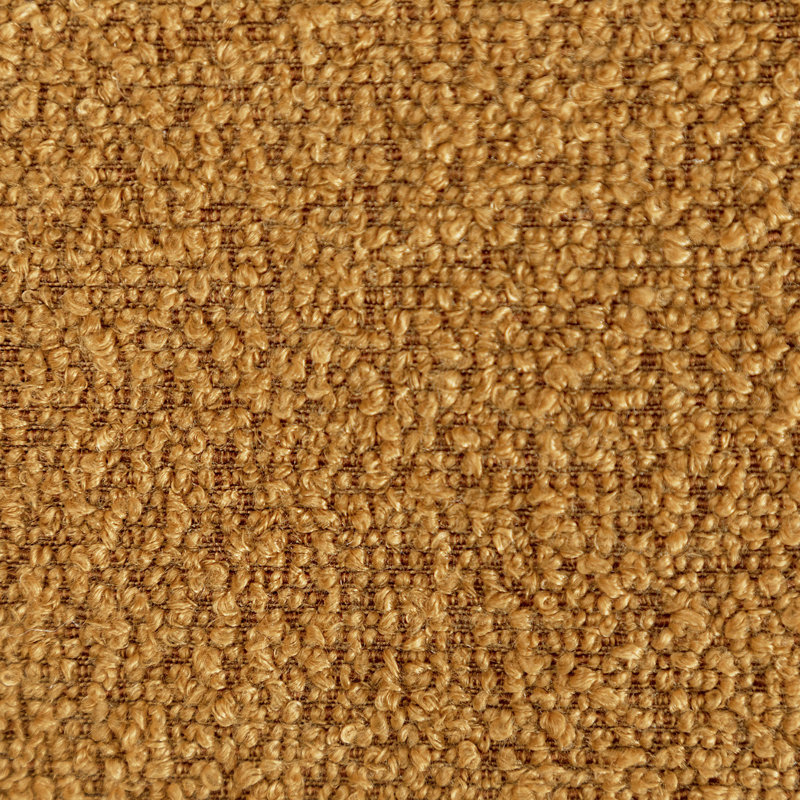 Fauteuil pivotant rembourré avec repose-pieds Avorie Aria, Brun