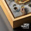 Tableau méditerranéen avec pizza, pâtes et vin de poisson, images de salle à manger, impression sur toile encadrée-131636028-131636029