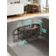 Porte-éponge multifonctionnel en acier inoxydable pour évier de cuisine en forme de M, 2 méthodes d'installation, drainage rapide et organisateur peu encombrant pour éponge, brosse et grattoir