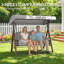 3 Person Porch Swing with Canopy