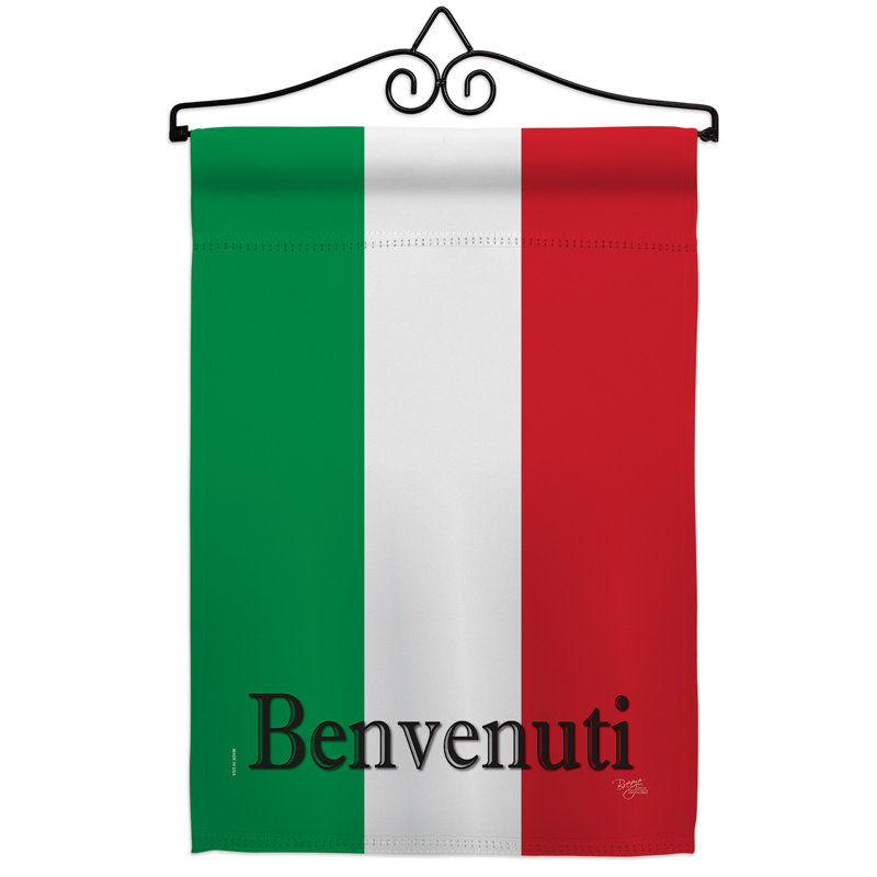 Double Sided 18.5'' H x 13'' W Polyester Flag Set