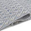 Tapis bleu recyclé tissé à la main Global Recycled Standard-110472285