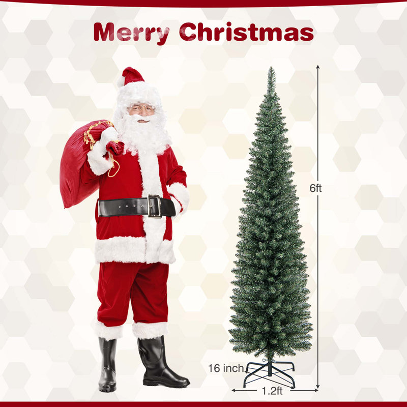 Arbre de Noël artificiel éclairé, H 6 pi