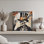«Vintage Halloween Skeleton» par Nicole DeCamp, reproduction d'art