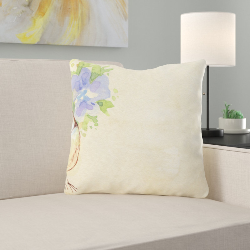 Outdoor Reversible Throw Pillow, Microsuede, Indoor